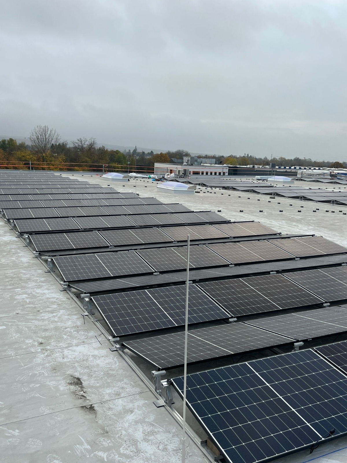 Industrie Flachdachanlage